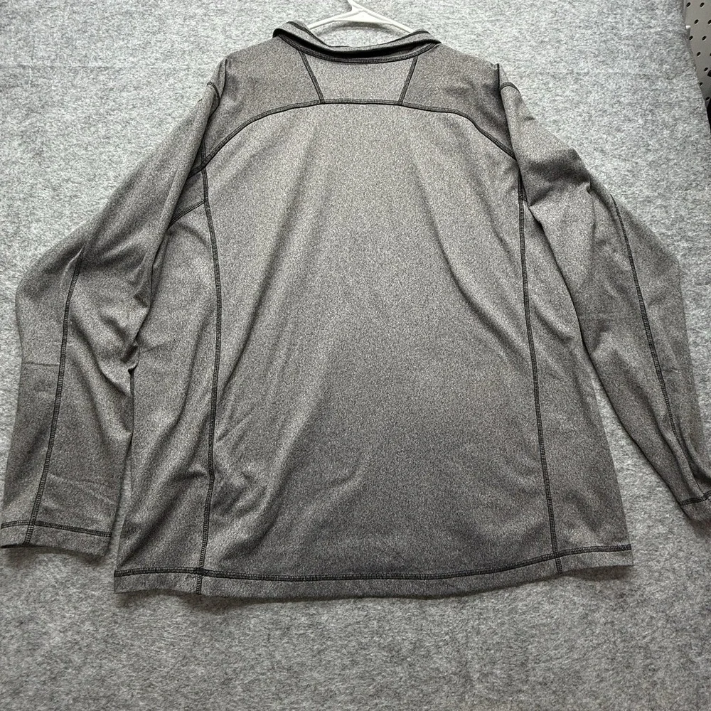 The North Face 1/4 Zip Pullover Mens XL Training Polyester Gray Heather Heather